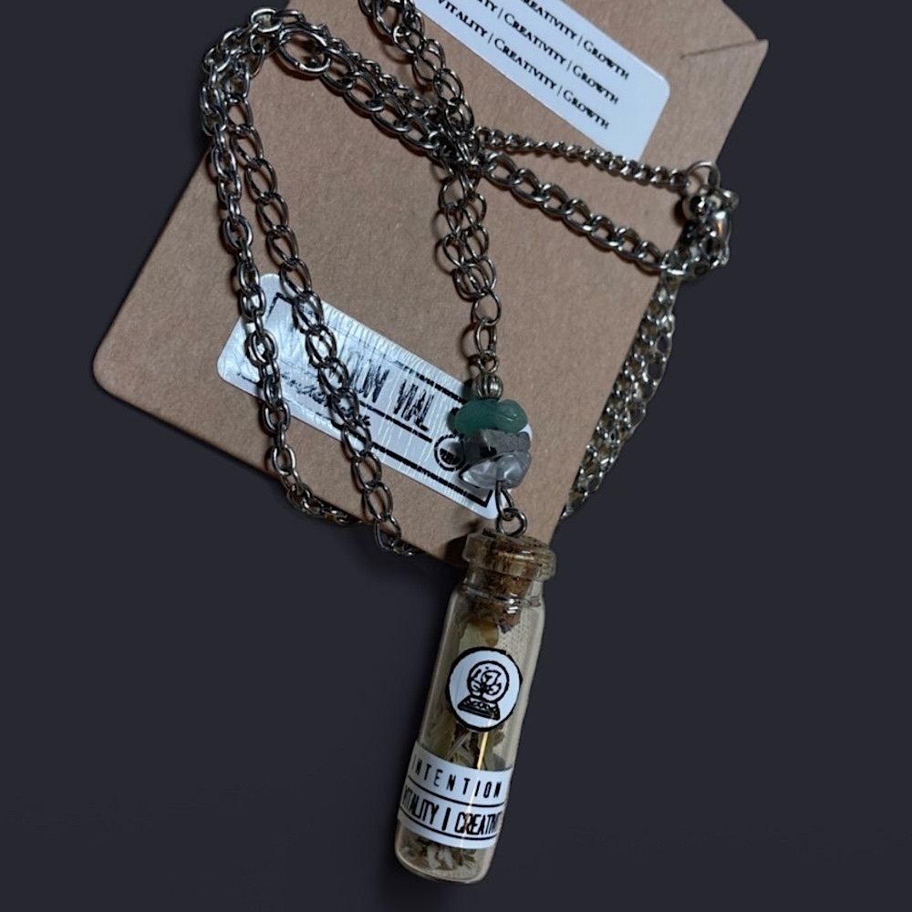 • Intention Vial • Vitality-Creativity-Growth
